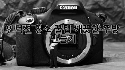 인덕션 청소 꿀팁: 깨끗한 주방 만들기